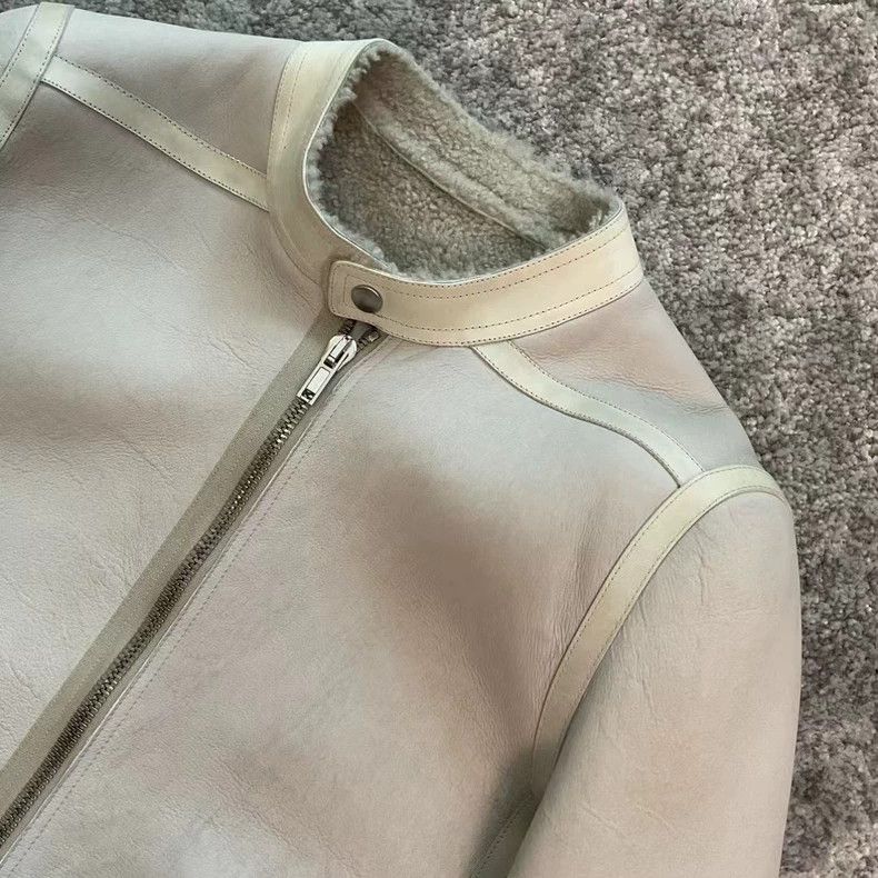Rick Owens Rick Owens Leather Motorcycle Jacket Size 50 Size US M / EU 48-50 / 2 - 2 Thumbnail