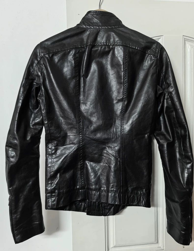 Rick Owens Classic Rick Owens Black Leather Jacket Size US XS / EU 42 / 0 - 2 Thumbnail