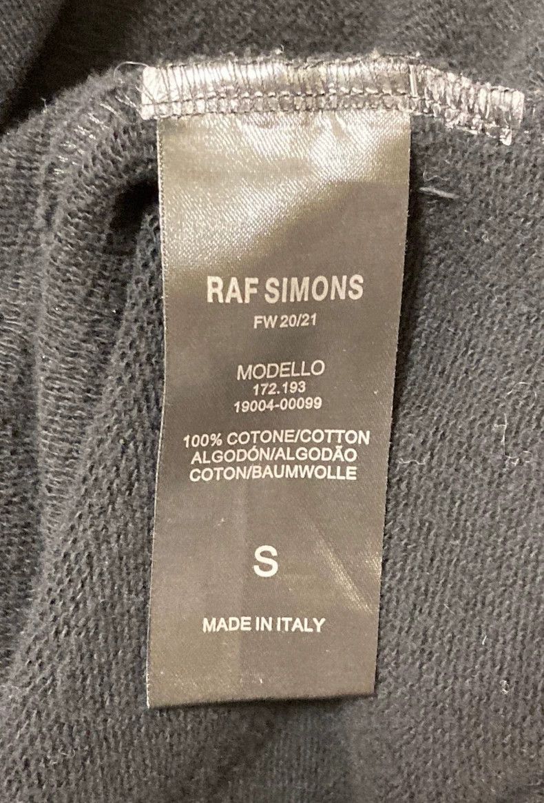 Raf Simons Raf Simons Distressed Hoodie with Chain Detail Size US S / EU 44-46 / 1 - 4 Thumbnail