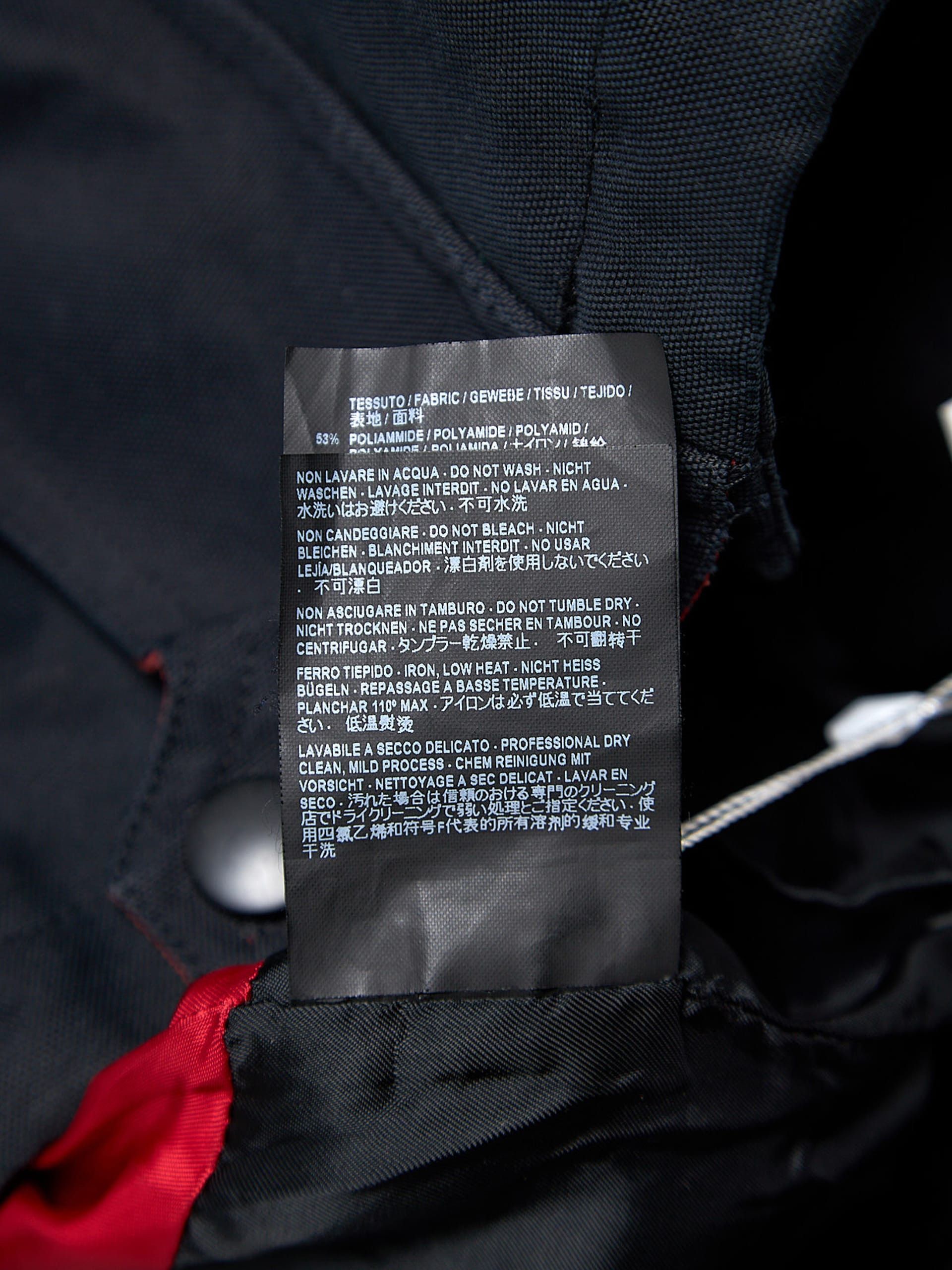 Balenciaga Black and Red C Shape Windbreaker Polyamide Blend Jacket Size US S / EU 44-46 / 1 - 5 Thumbnail
