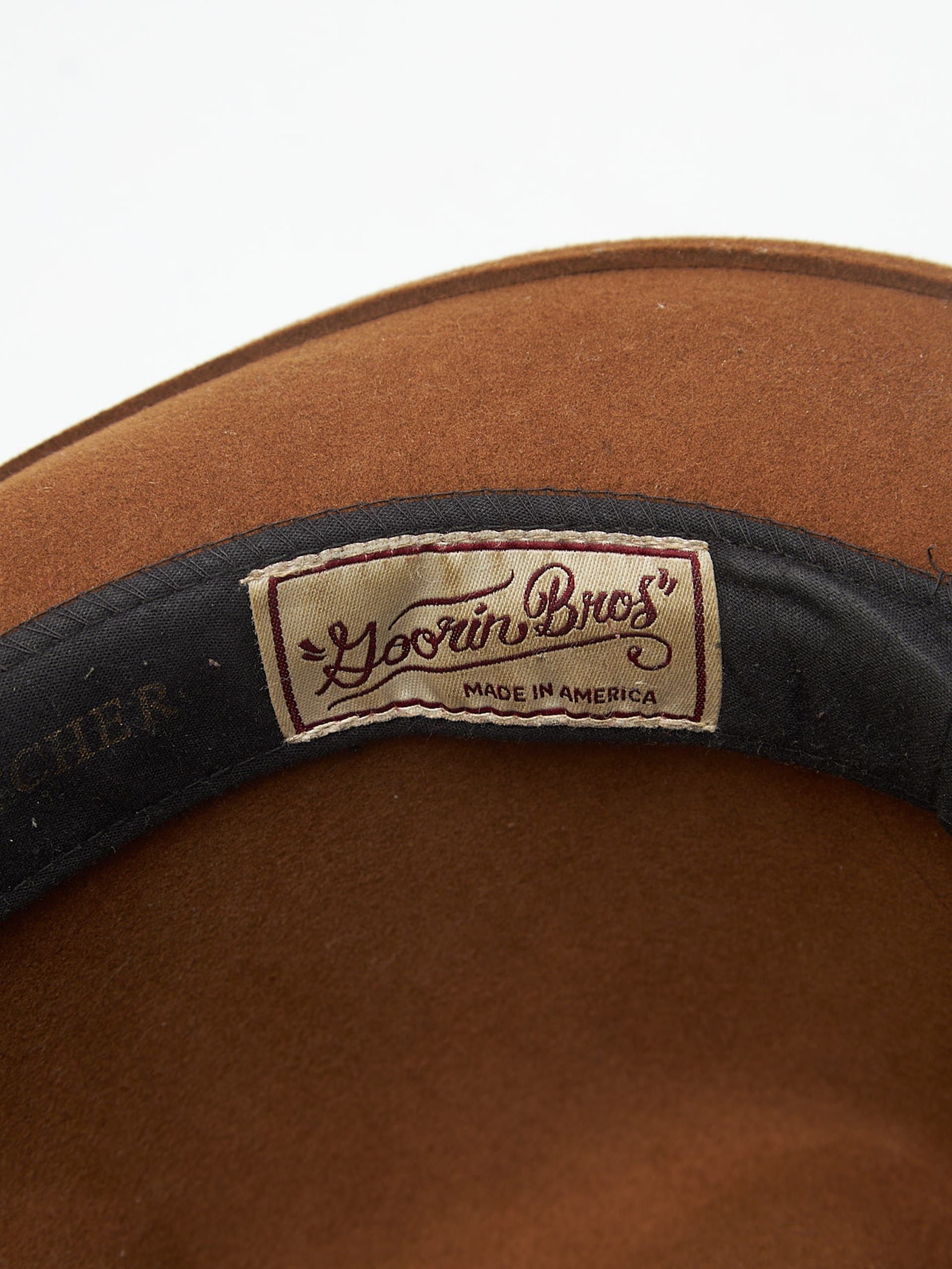 Borsalino Brown Feather Fedora Hat Size ONE SIZE - 4 Thumbnail