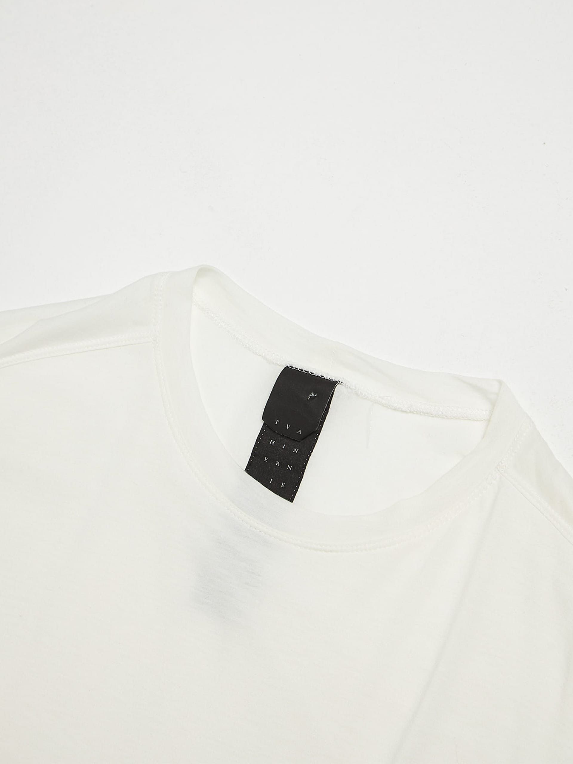 The Viridi-anne White Deconstructed Double Layered Cotton and Silk T Shirt Size US XXL / EU 58 / 5 - 3 Thumbnail
