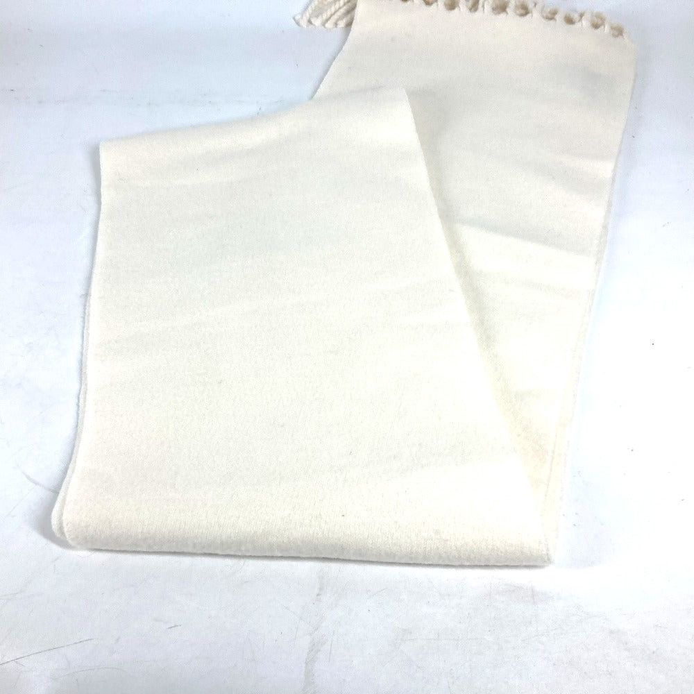 Louis Vuitton Louis Vuitton M79377 Lv Ski Muffler Ice Cream Fringe Logo Scarf Wool Men White Size ONE SIZE - 5 Thumbnail