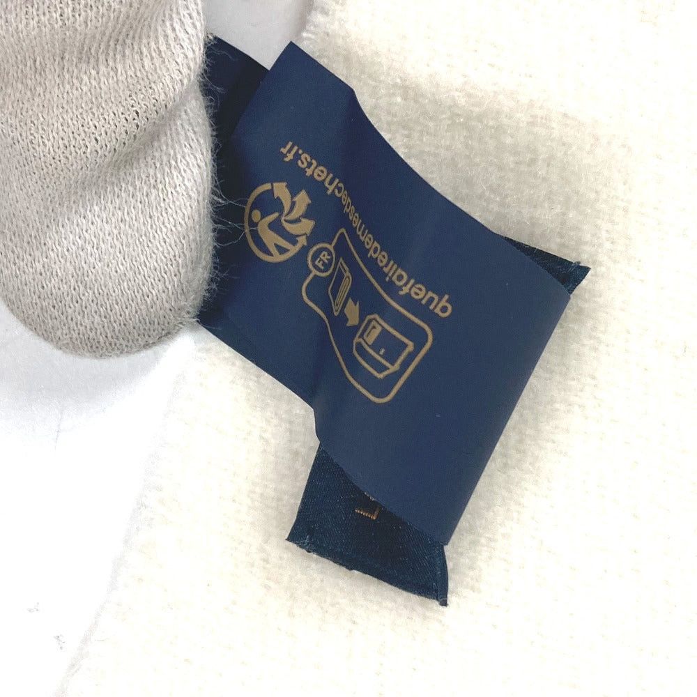 Louis Vuitton Louis Vuitton M79377 Lv Ski Muffler Ice Cream Fringe Logo Scarf Wool Men White Size ONE SIZE - 14 Thumbnail