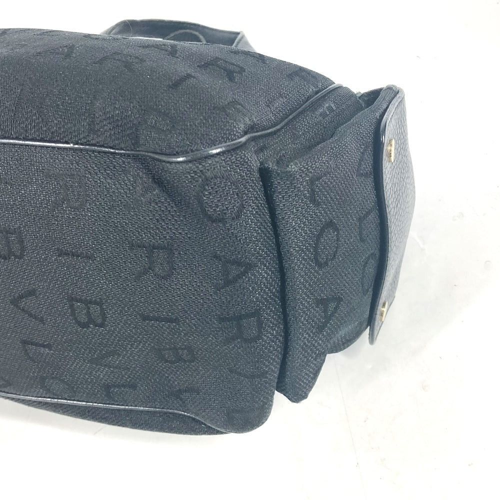 Bvlgari Bvlgari Bulgari Logomania Briefcase Shawl Shoulder Bag Tote Canvas/Leather Women Black Size ONE SIZE - 6 Thumbnail