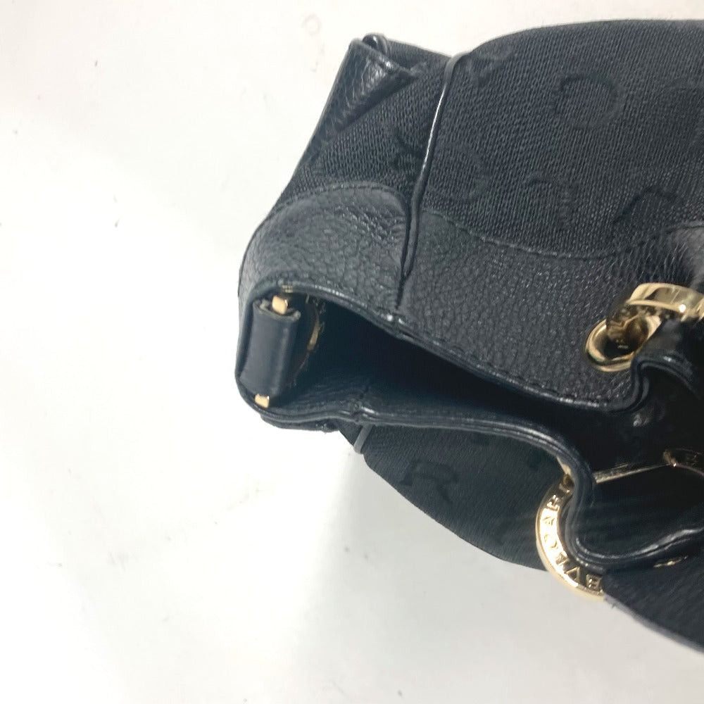Bvlgari Bvlgari Bulgari Logomania Briefcase Shawl Shoulder Bag Tote Canvas/Leather Women Black Size ONE SIZE - 9 Thumbnail