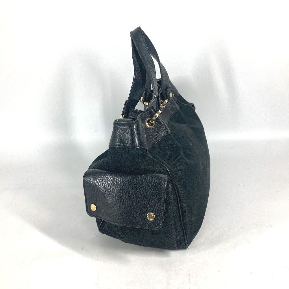 Bvlgari Bvlgari Bulgari Logomania Briefcase Shawl Shoulder Bag Tote Canvas/Leather Women Black Size ONE SIZE - 4 Thumbnail