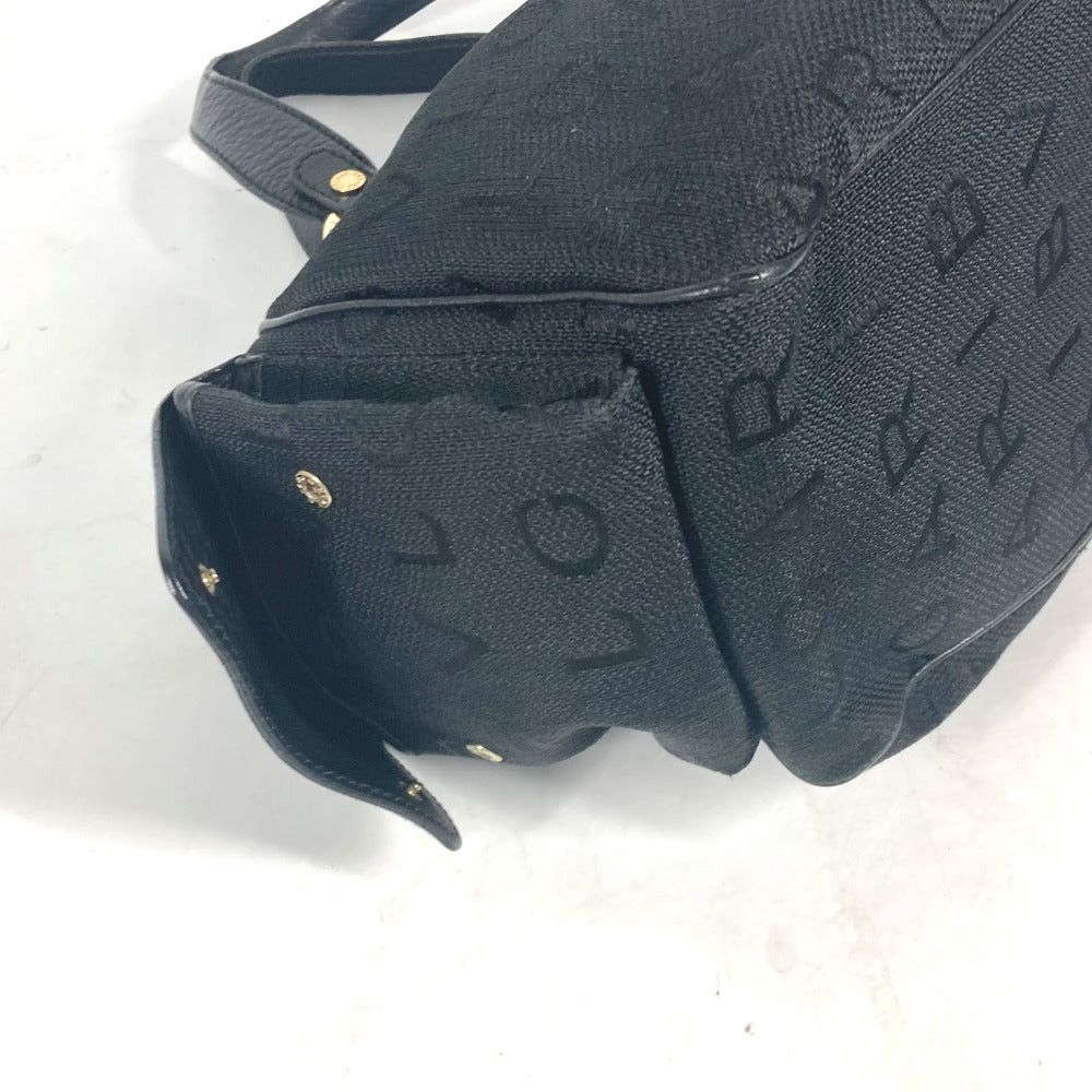 Bvlgari Bvlgari Bulgari Logomania Briefcase Shawl Shoulder Bag Tote Canvas/Leather Women Black Size ONE SIZE - 7 Thumbnail