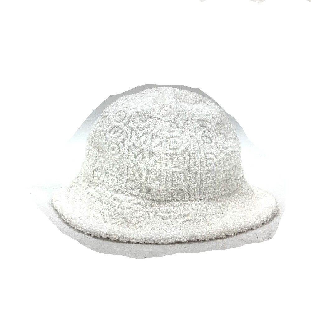 Fendi Fendi Fxq982 Marc Jacobs Collaboration Logo Hat Chapeau Bucket Pile Bob Cotton Unisex White Size ONE SIZE - 8 Thumbnail