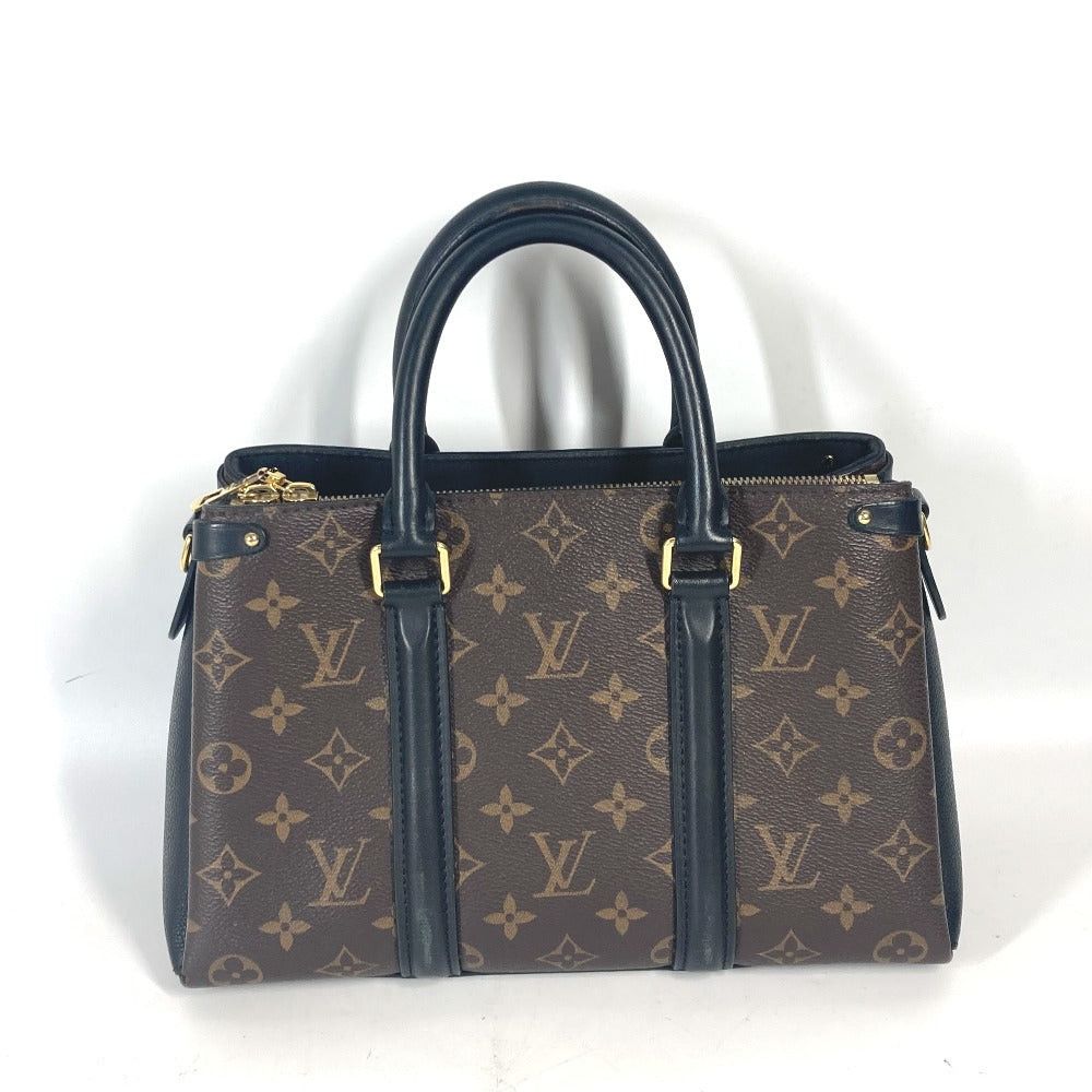 Louis Vuitton Louis Vuitton M44898 Monogram Soufflot Nv Bb Briefcase Tote Bag 2 Way Shoulder Slanted (View Of The World) Handbag Canvas Women Noir Brown Size ONE SIZE - 2 Thumbnail