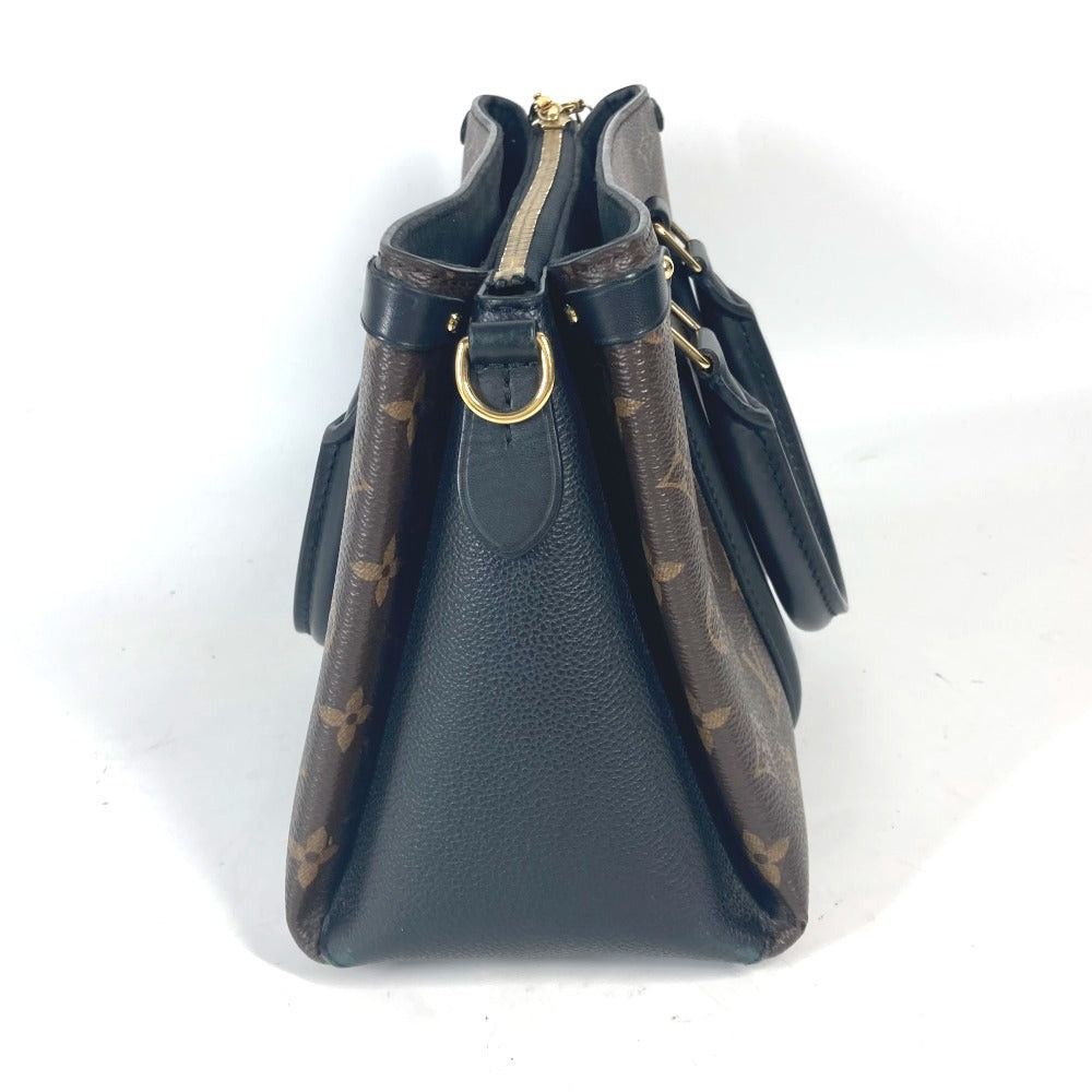 Louis Vuitton Louis Vuitton M44898 Monogram Soufflot Nv Bb Briefcase Tote Bag 2 Way Shoulder Slanted (View Of The World) Handbag Canvas Women Noir Brown Size ONE SIZE - 7 Thumbnail