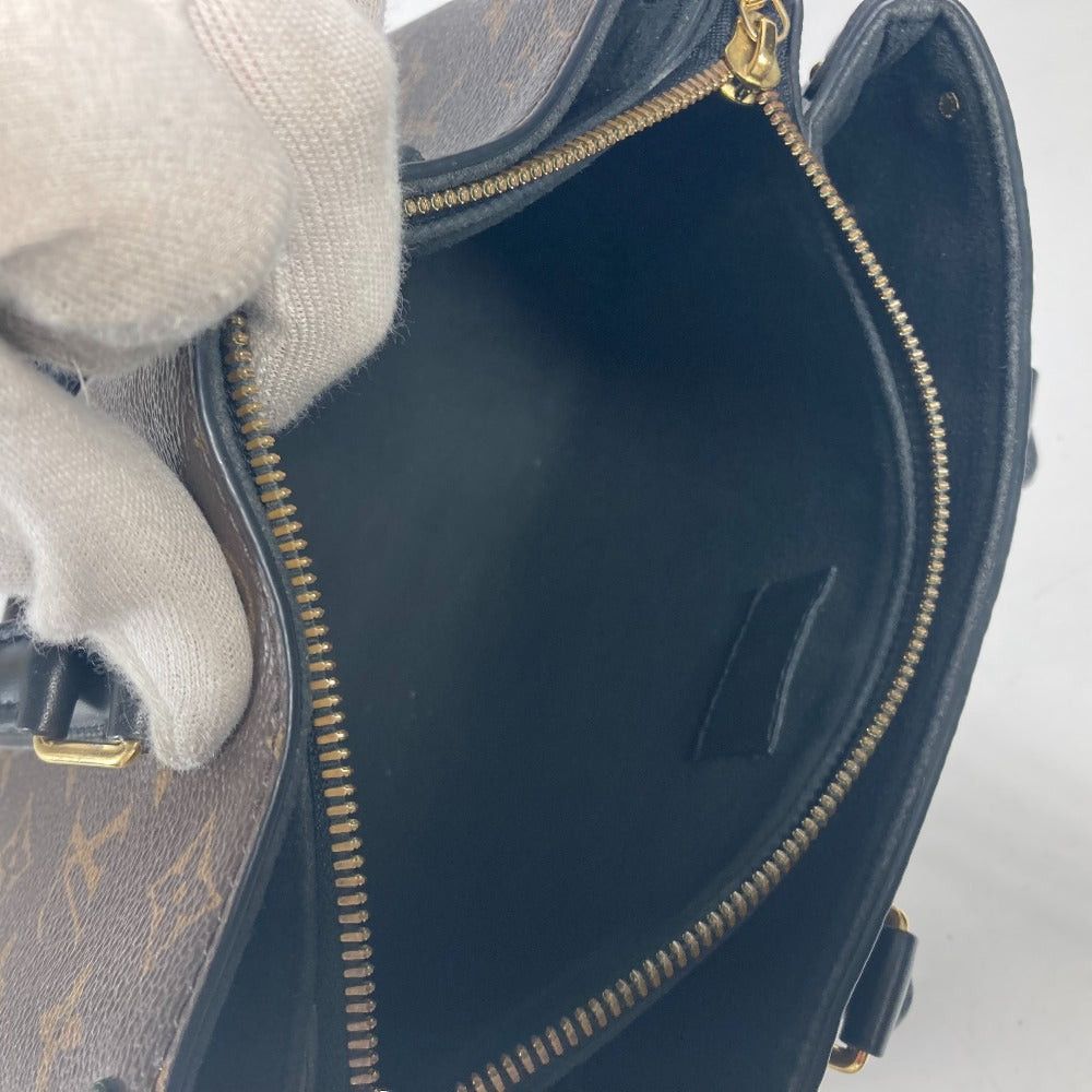 Louis Vuitton Louis Vuitton M44898 Monogram Soufflot Nv Bb Briefcase Tote Bag 2 Way Shoulder Slanted (View Of The World) Handbag Canvas Women Noir Brown Size ONE SIZE - 13 Thumbnail
