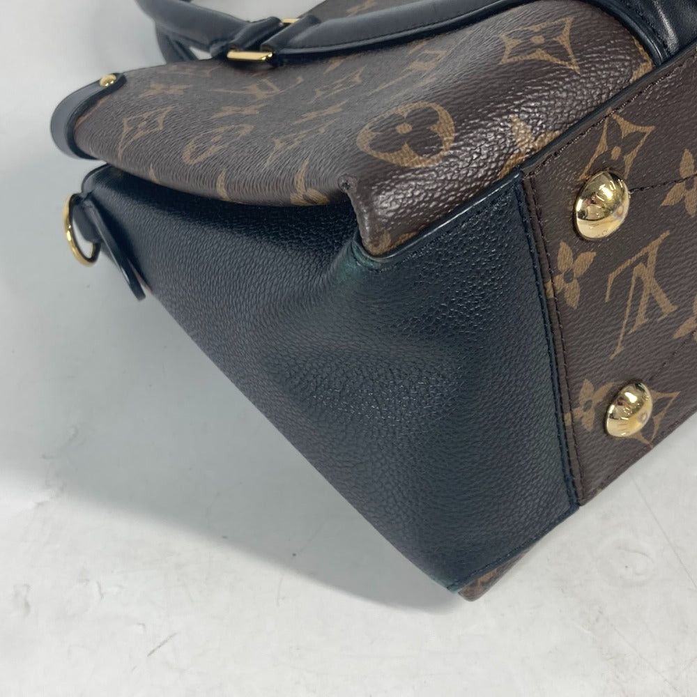 Louis Vuitton Louis Vuitton M44898 Monogram Soufflot Nv Bb Briefcase Tote Bag 2 Way Shoulder Slanted (View Of The World) Handbag Canvas Women Noir Brown Size ONE SIZE - 10 Thumbnail