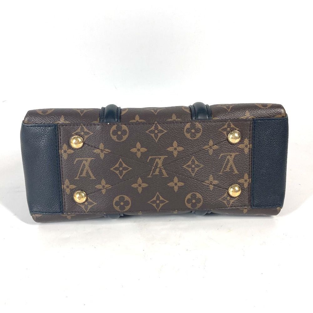Louis Vuitton Louis Vuitton M44898 Monogram Soufflot Nv Bb Briefcase Tote Bag 2 Way Shoulder Slanted (View Of The World) Handbag Canvas Women Noir Brown Size ONE SIZE - 8 Thumbnail