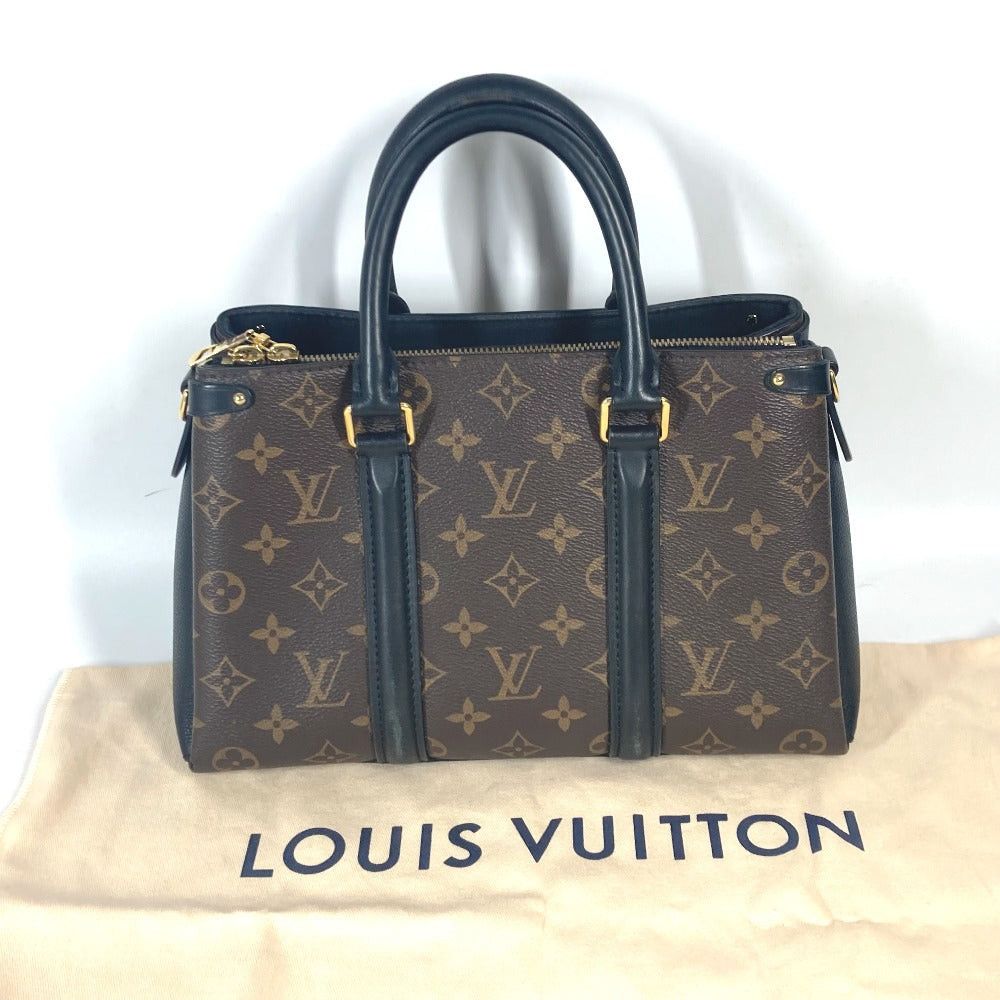 Louis Vuitton Louis Vuitton M44898 Monogram Soufflot Nv Bb Briefcase Tote Bag 2 Way Shoulder Slanted (View Of The World) Handbag Canvas Women Noir Brown Size ONE SIZE - 3 Thumbnail
