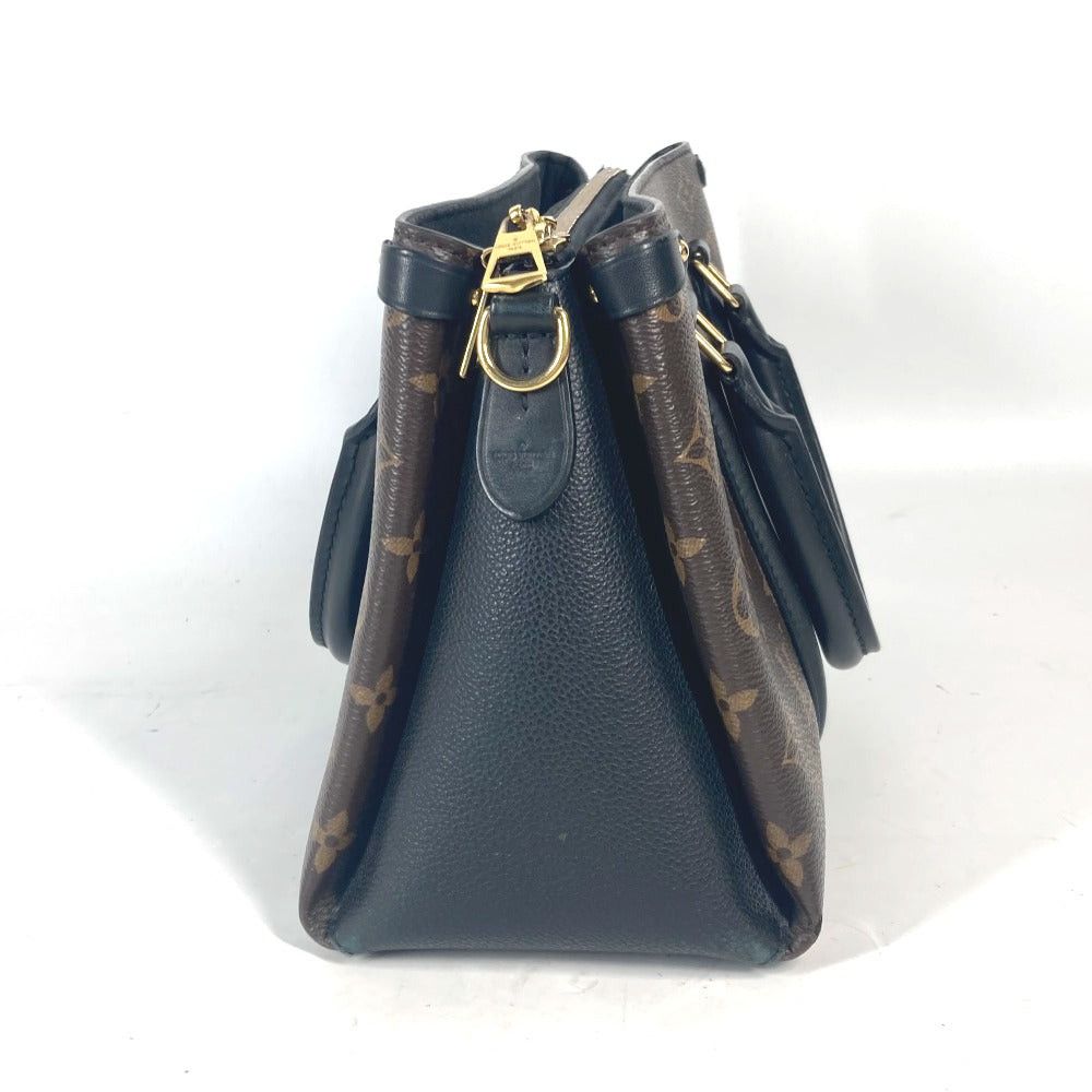 Louis Vuitton Louis Vuitton M44898 Monogram Soufflot Nv Bb Briefcase Tote Bag 2 Way Shoulder Slanted (View Of The World) Handbag Canvas Women Noir Brown Size ONE SIZE - 6 Thumbnail