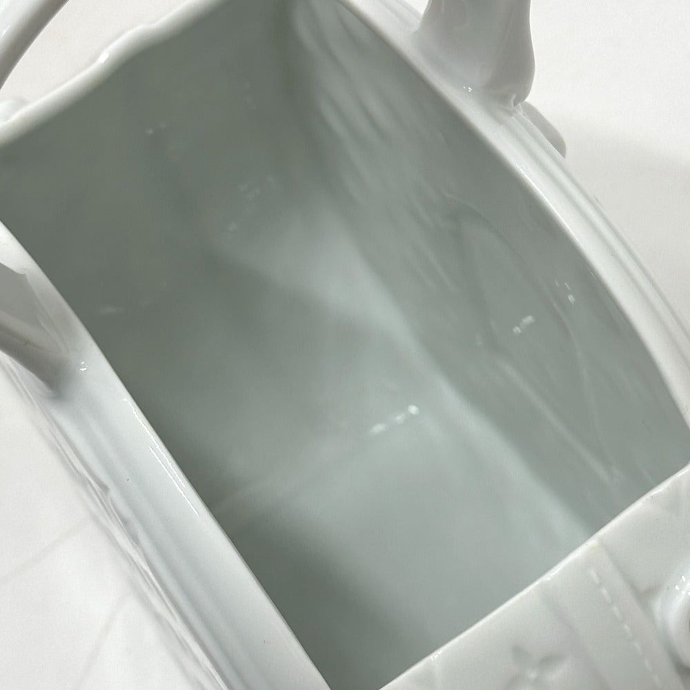 Louis Vuitton Louis Vuitton Gi0576 Monogram Vase Porcelain Flower Interior (Flower) China Unisex White Size ONE SIZE - 7 Thumbnail