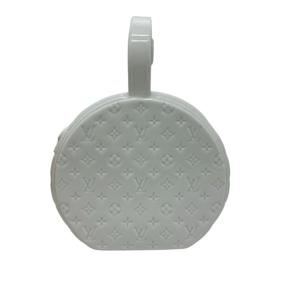 Louis Vuitton Louis Vuitton Gi0576 Monogram Vase Porcelain Flower Interior (Flower) China Unisex White Size ONE SIZE - 2 Thumbnail