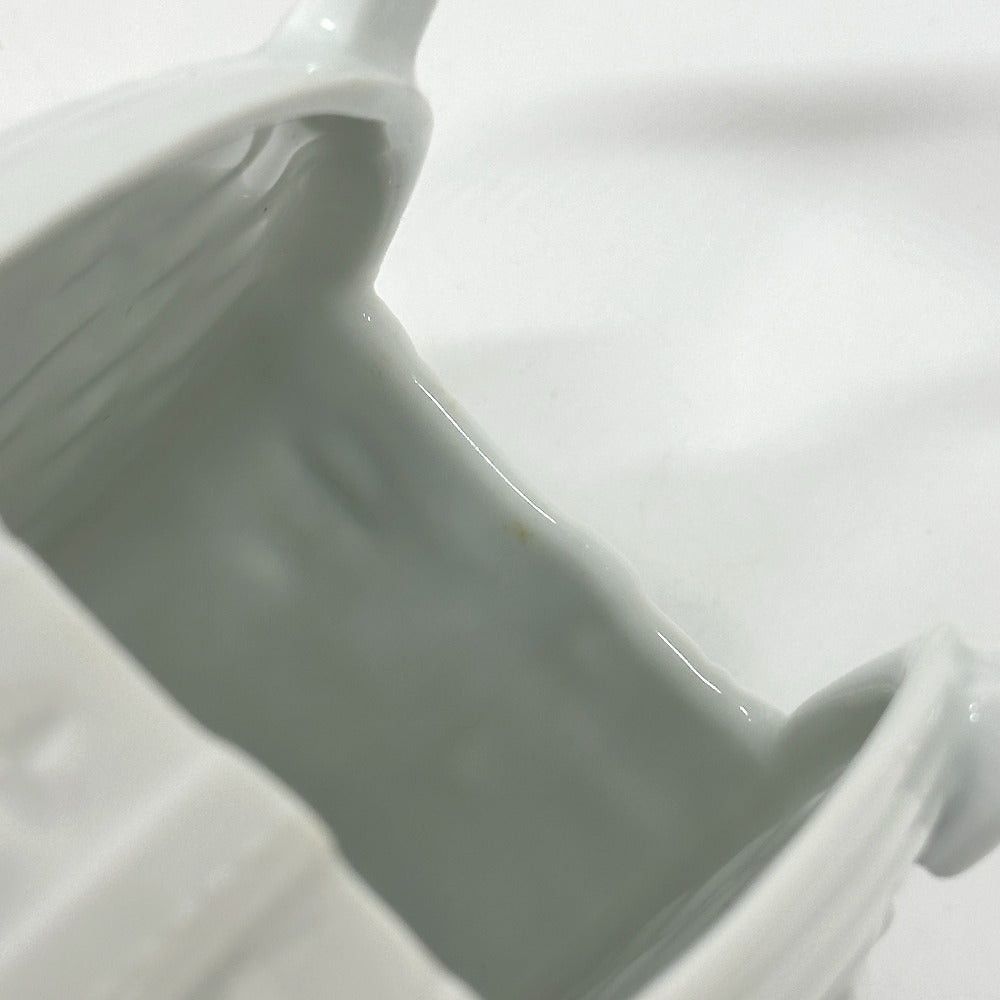 Louis Vuitton Louis Vuitton Gi0576 Monogram Vase Porcelain Flower Interior (Flower) China Unisex White Size ONE SIZE - 9 Thumbnail