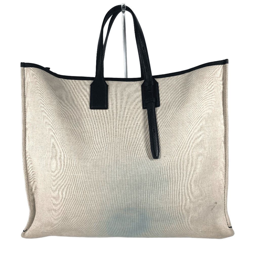 Salvatore Ferragamo Salvatore Ferragamo 1927 Logo Briefcase Tote Bag Big Travel Shoulder Leather/Canvas Unisex Beige Size ONE SIZE - 2 Thumbnail