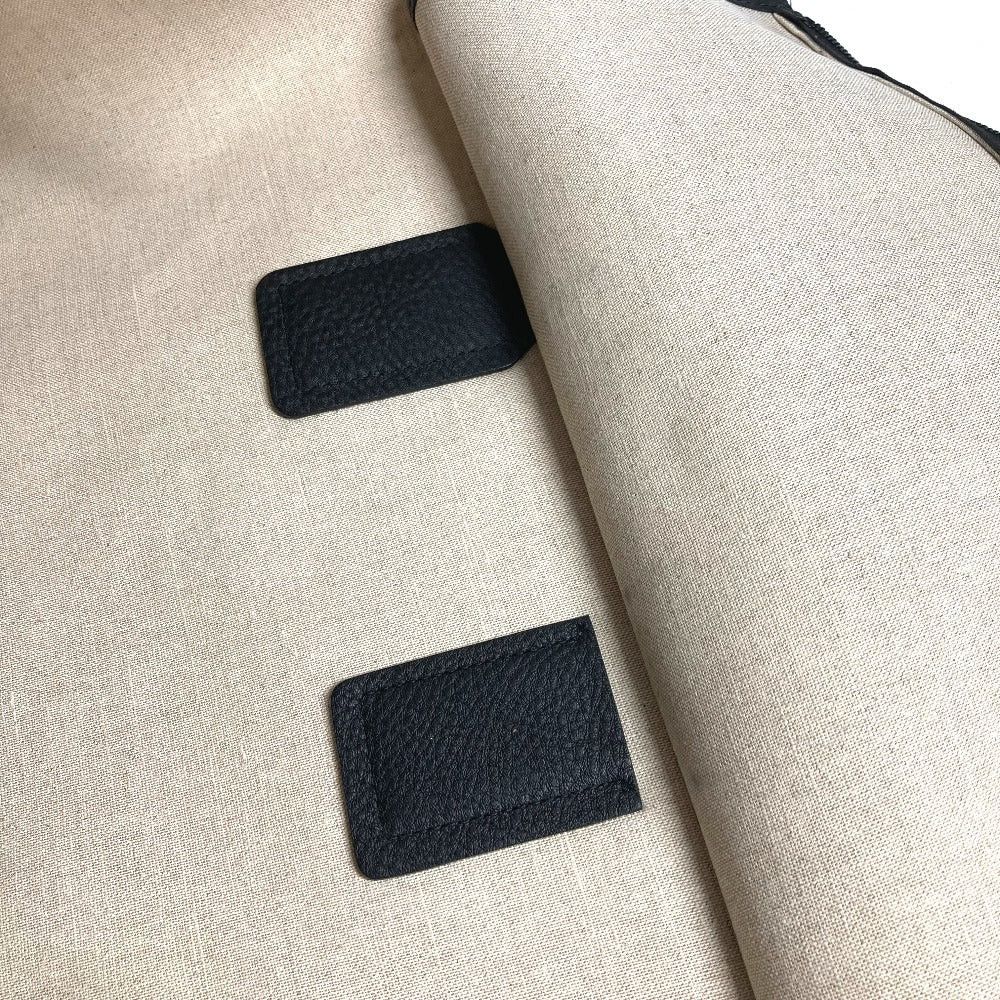 Salvatore Ferragamo Salvatore Ferragamo 1927 Logo Briefcase Tote Bag Big Travel Shoulder Leather/Canvas Unisex Beige Size ONE SIZE - 14 Thumbnail