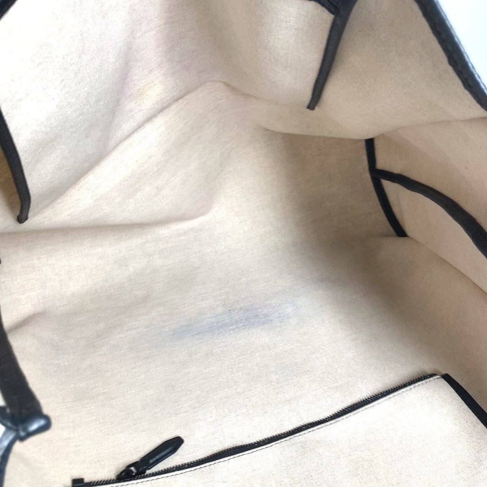 Salvatore Ferragamo Salvatore Ferragamo 1927 Logo Briefcase Tote Bag Big Travel Shoulder Leather/Canvas Unisex Beige Size ONE SIZE - 10 Thumbnail