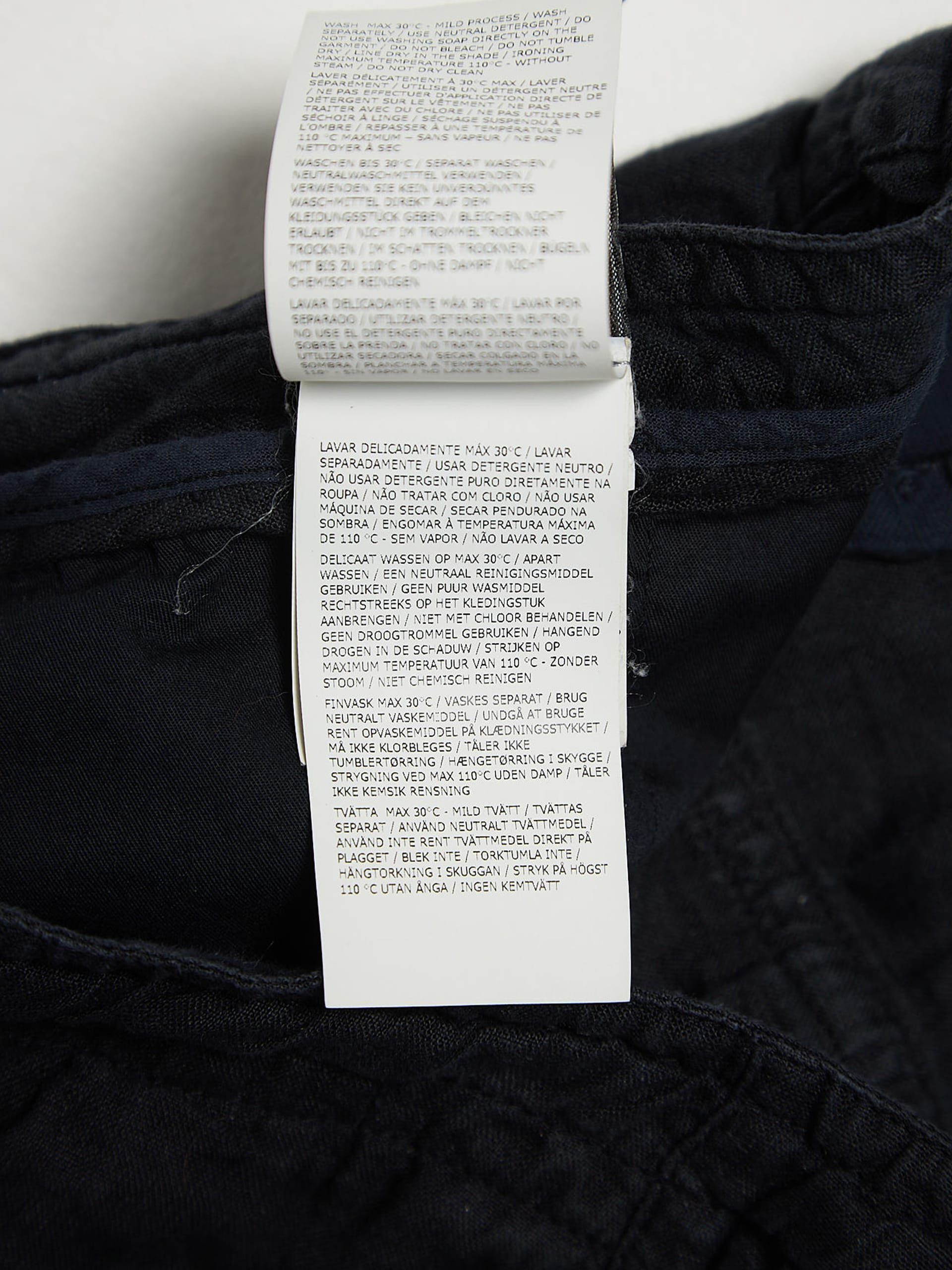 Stone Island Black Drawstring Linen Shorts Size US 34 / EU 50 - 5 Thumbnail