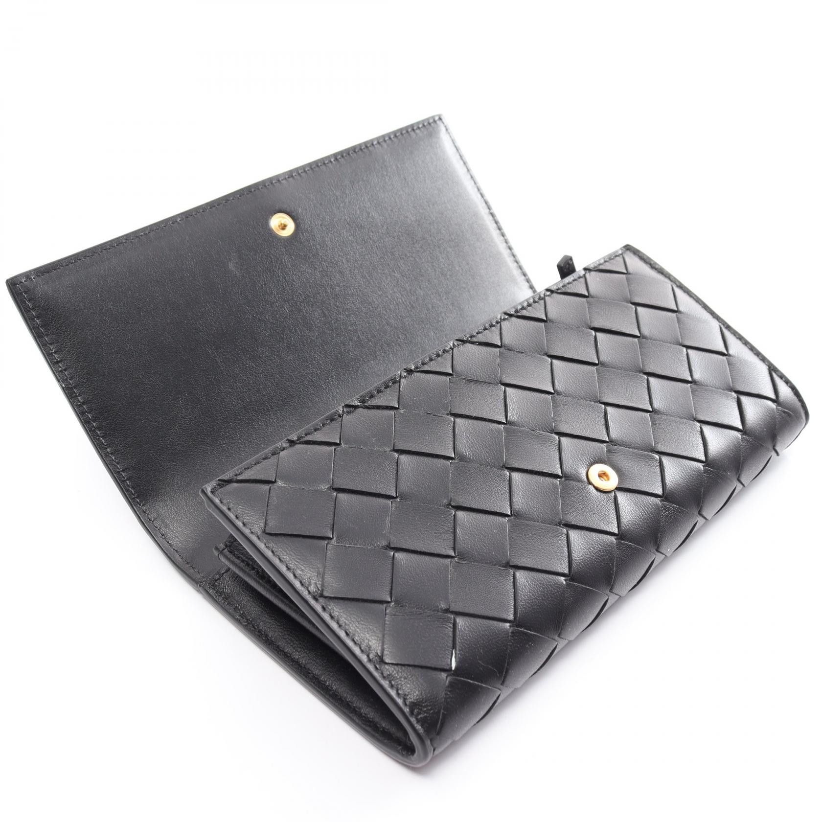 Bottega Veneta Bottega Veneta Bottega Veneta Intrecciato Leather Long Wallet Leather Long Wallet 666935VCPP38425 Size ONE SIZE - 5 Thumbnail
