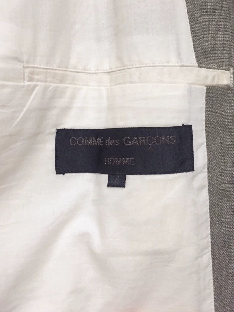 Comme des Garcons Green Linen Suit Jacket by COMME des GARCONS Size US S / EU 44-46 / 1 - 4 Thumbnail