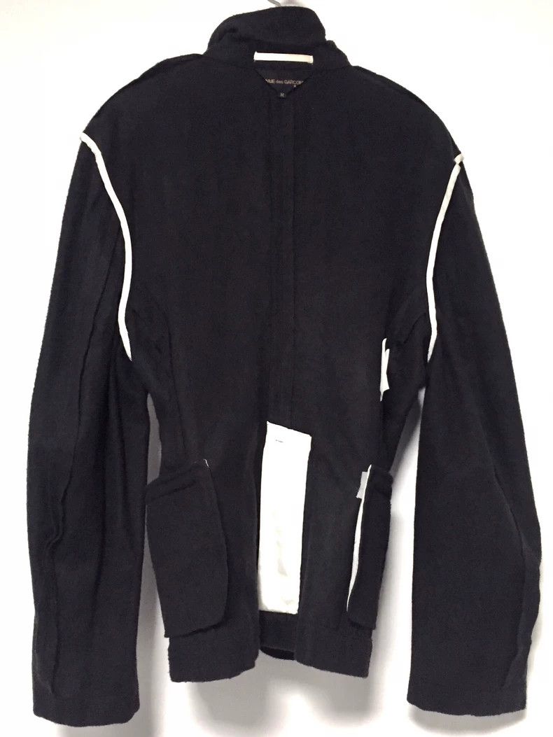 Comme des Garcons Comme des Garçons Black Felt Suit Jacket Size US M / EU 48-50 / 2 - 7 Thumbnail