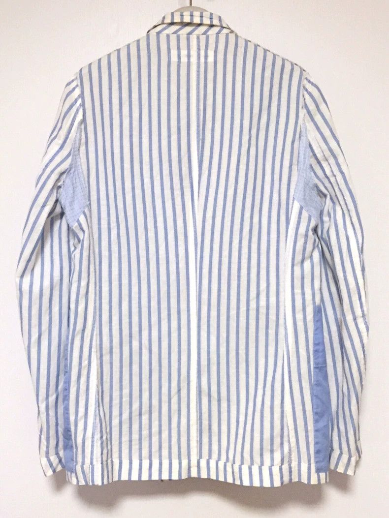Comme des Garcons Blue Striped Reversible Shirt by Comme des Garcons Size US M / EU 48-50 / 2 - 3 Thumbnail