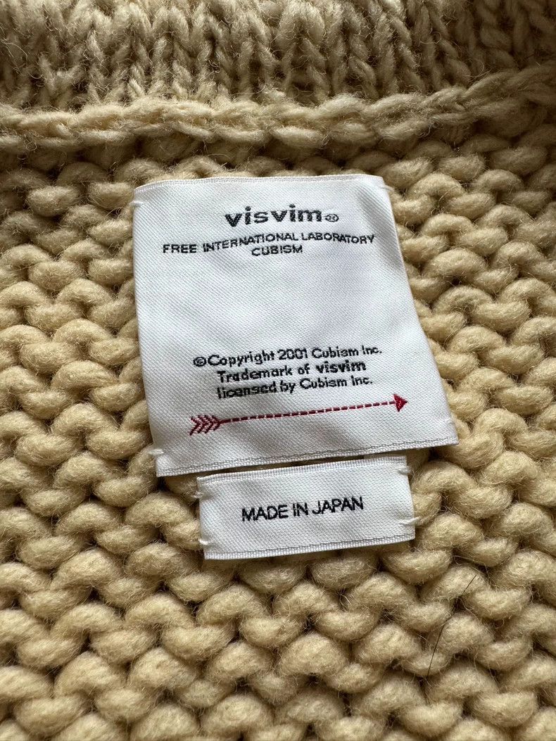 Visvim Hand-Knit Boatneck Sweater in Beige Color Size US M / EU 48-50 / 2 - 2 Thumbnail