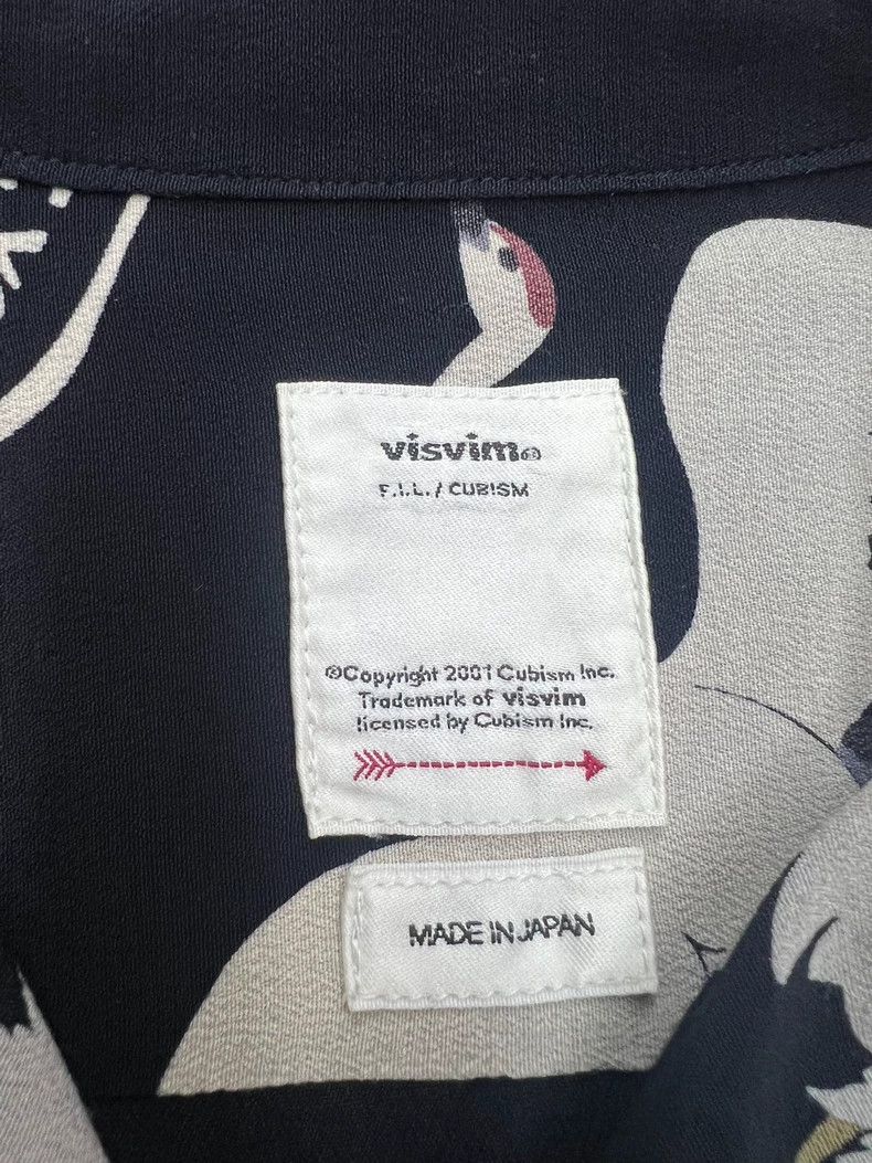 Visvim Visvim Crosby Hikaku Crane Short Sleeve Shirt Size US M / EU 48-50 / 2 - 3 Thumbnail