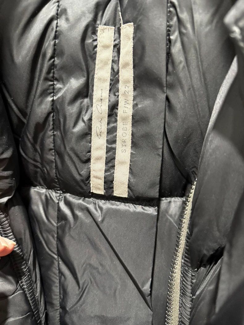 Rick Owens Black Long Puffer Jacket by Rick Owens Size US XL / EU 56 / 4 - 2 Thumbnail