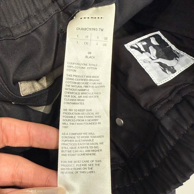 Rick Owens Rick Owens Black Nylon Long Pants Size US 34 / EU 50 - 6 Thumbnail