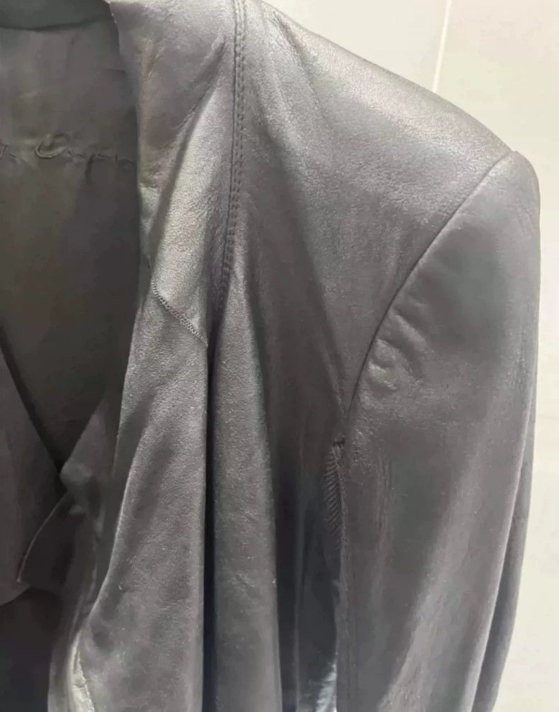 Rick Owens Rick Owens Black Silk-Blend Jacket Size US M / EU 48-50 / 2 - 2 Thumbnail