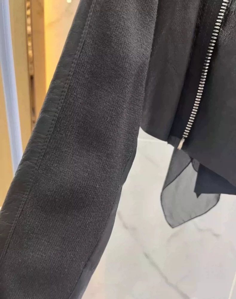 Rick Owens Rick Owens Black Silk-Blend Jacket Size US M / EU 48-50 / 2 - 5 Thumbnail