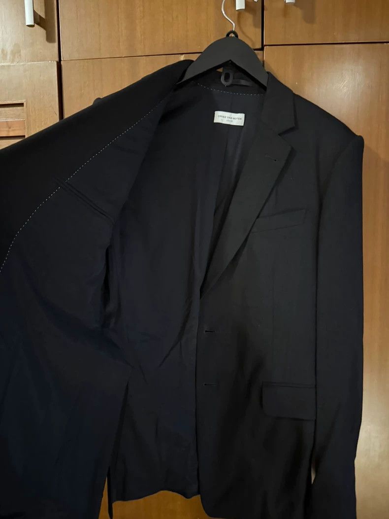 Dries Van Noten Dries Van Noten Black Suit Jacket Size US XL / EU 56 / 4 - 2 Thumbnail