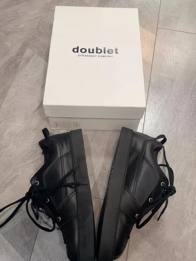 Doublet Doublet Layered Dress Shoes in Black Size US 9.5 / EU 42-43 - 6 Thumbnail