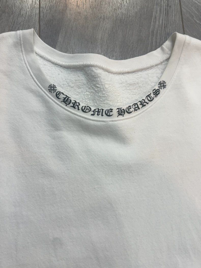 Chrome Hearts Chrome Hearts White Long Sleeve Sweatshirt Size US L / EU 52-54 / 3 - 2 Thumbnail
