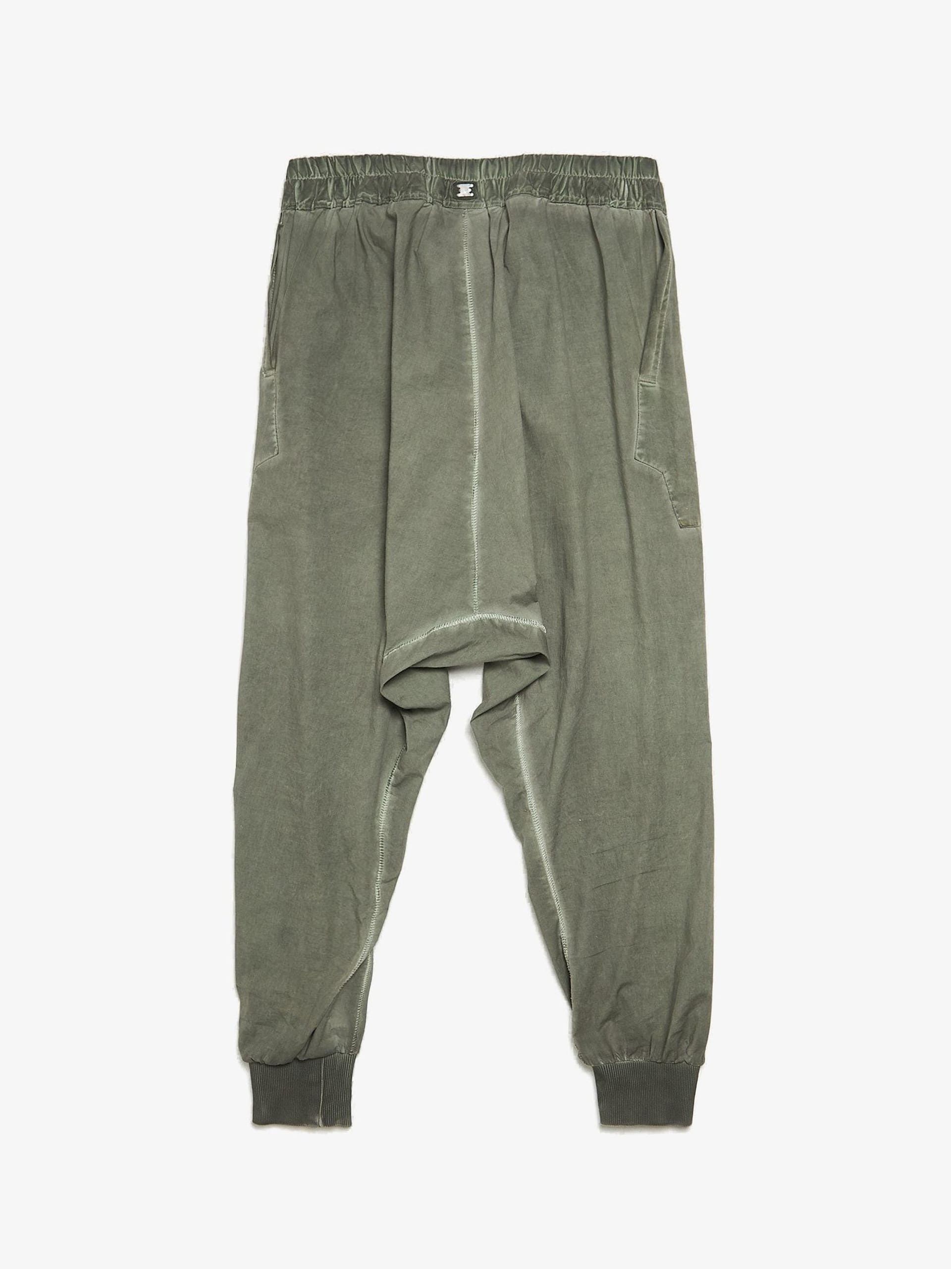 Isaac Sellam Experience Green Thin Cotton Pants Size US 34 / EU 50 - 2 Thumbnail