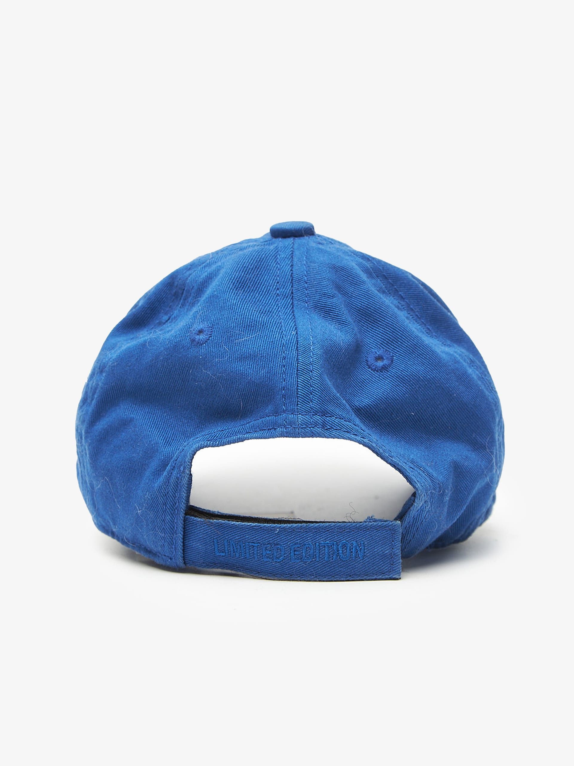 Vetements Blue White Logo Embroidered Cotton Cap Size ONE SIZE - 3 Thumbnail