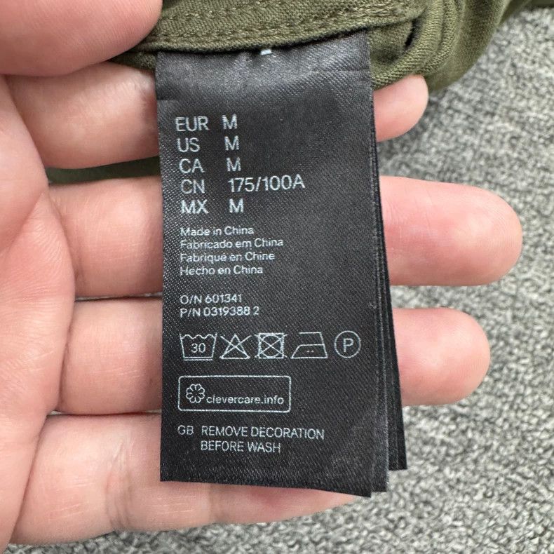 Balmain Balmain Army Green Denim Shirt-yf Size US M / EU 48-50 / 2 - 6 Thumbnail