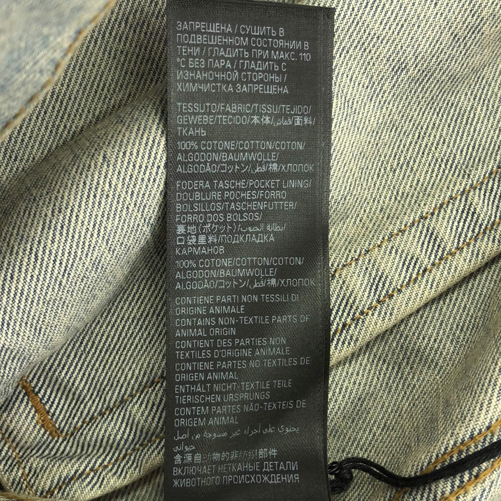Balenciaga Balenciaga Balenciaga Denim Cotton Jacket Cotton Outerwear 773776TJW79407636 Size ONE SIZE - 7 Thumbnail
