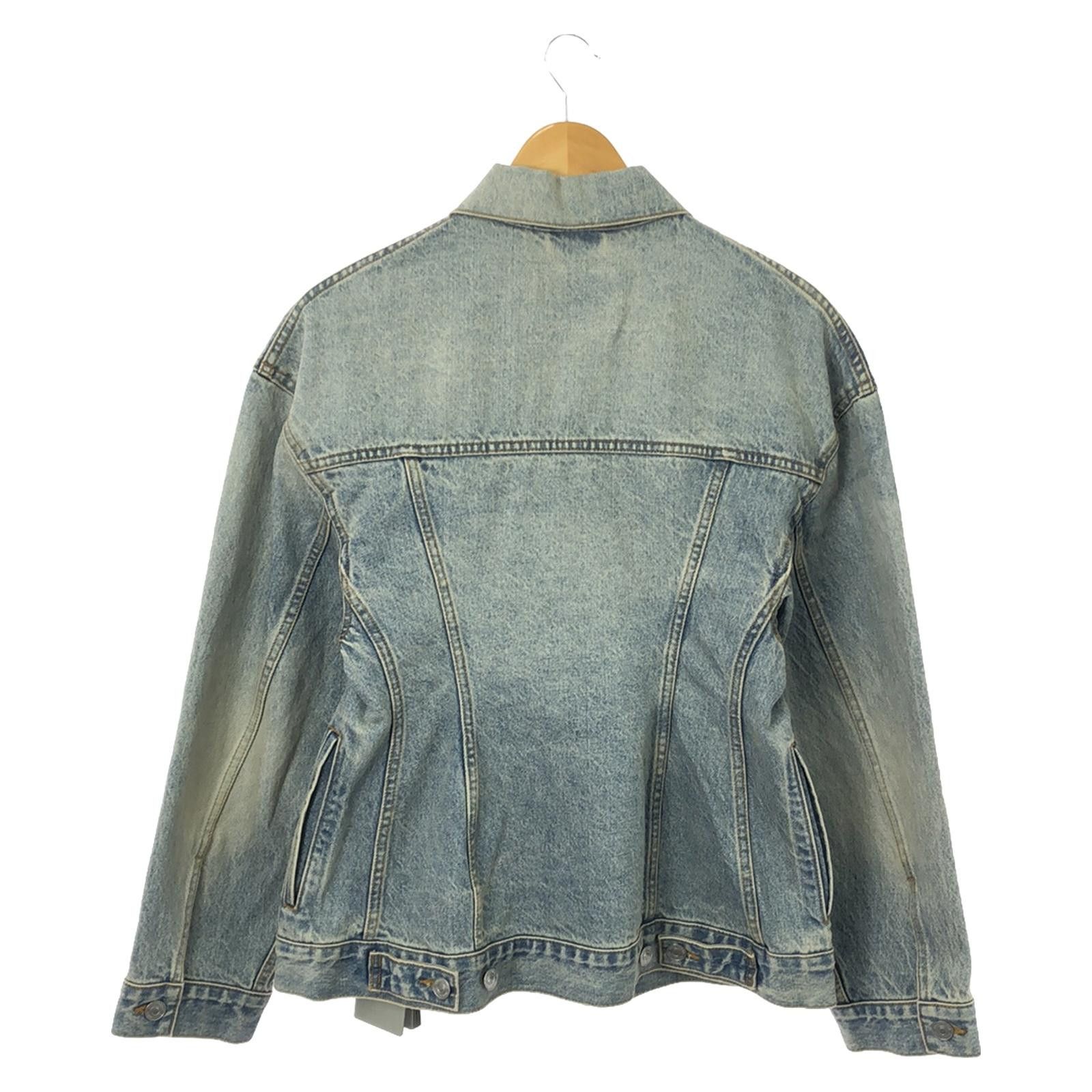 Balenciaga Balenciaga Balenciaga Denim Cotton Jacket Cotton Outerwear 773776TJW79407636 Size ONE SIZE - 2 Thumbnail