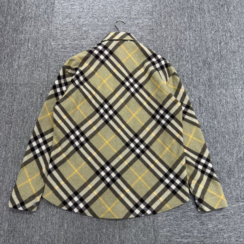 Burberry Burberry Wool Checkered Long Sleeve Shirt-yf Size US L / EU 52-54 / 3 - 2 Thumbnail
