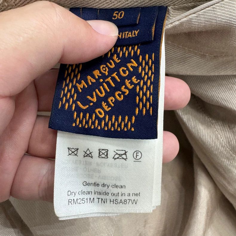 Louis Vuitton Louis Vuitton Khaki Denim Jacket-yf Size US L / EU 52-54 / 3 - 4 Thumbnail