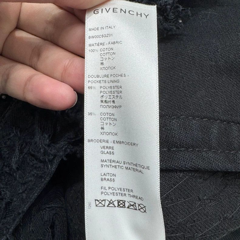 Givenchy Givenchy Embellished Denim Jacket Size S-yf Size US S / EU 44-46 / 1 - 4 Thumbnail