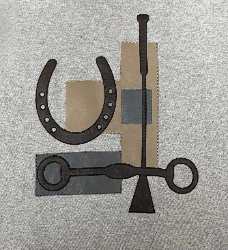 Hermes Hermes Gray Logo Hooded Sweatshirt-yf Size US XS / EU 42 / 0 - 4 Thumbnail