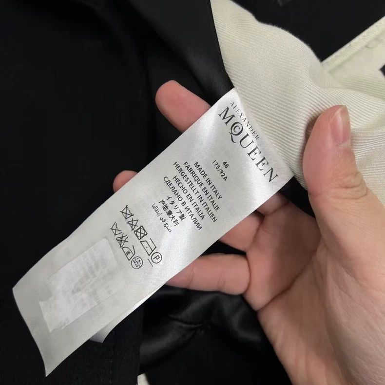 Alexander McQueen Alexander McQueen Embroidered Wool Coat-yf Size US XL / EU 56 / 4 - 8 Thumbnail